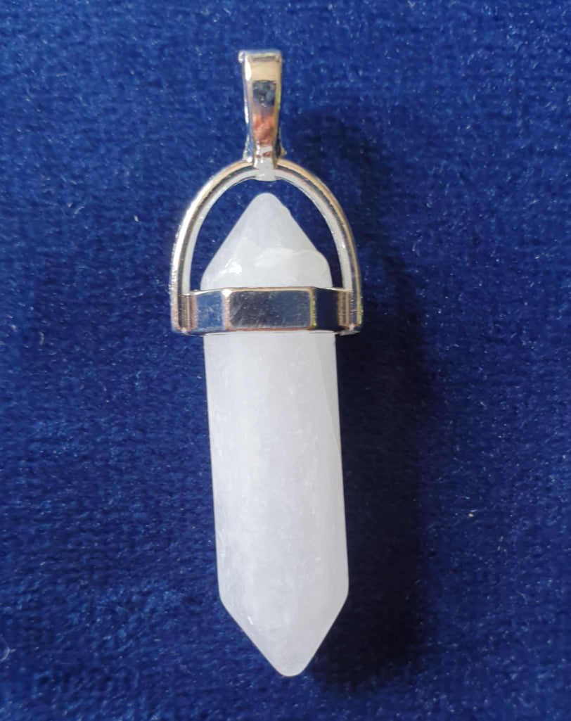 Quartz Crystal Point Pendant - 0