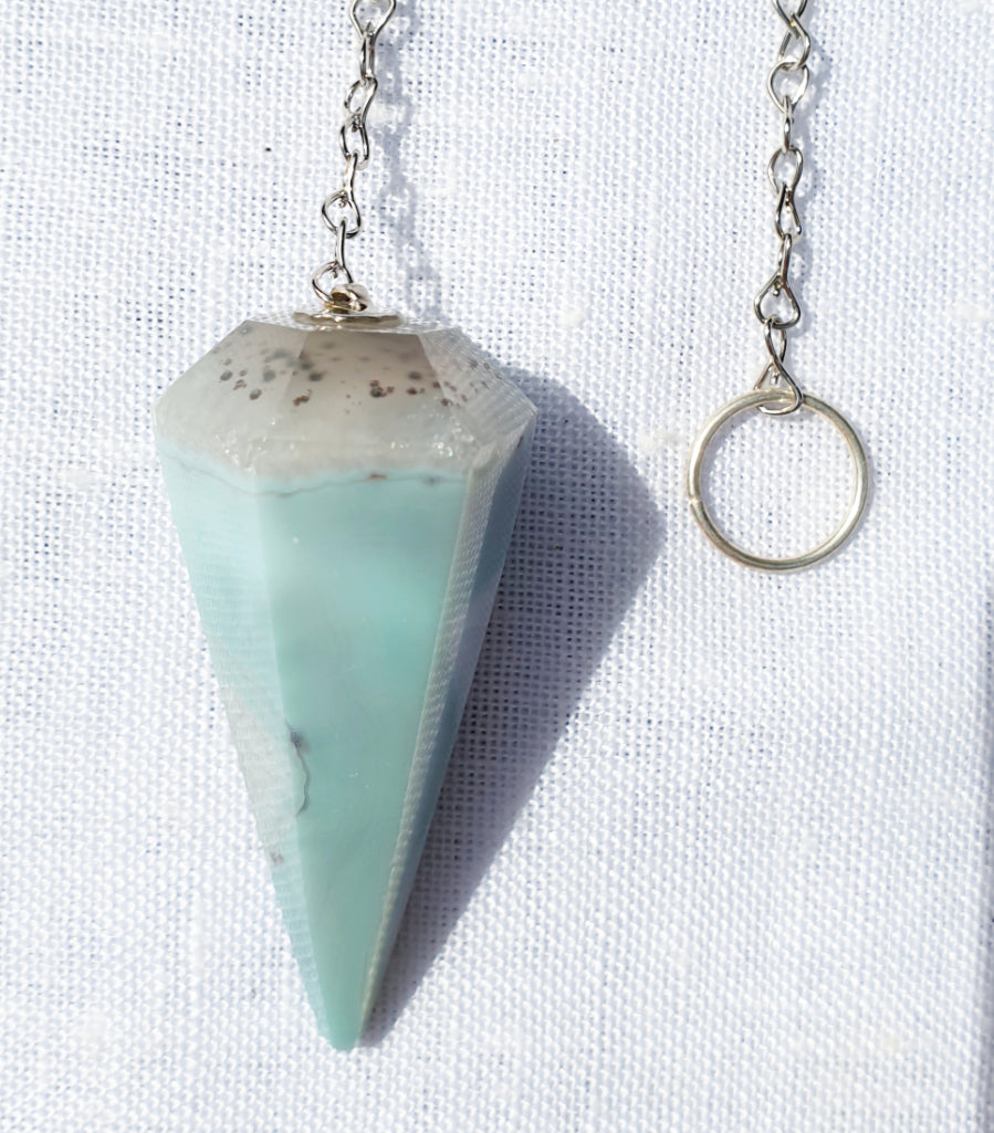 Aqua Agate Pendulum