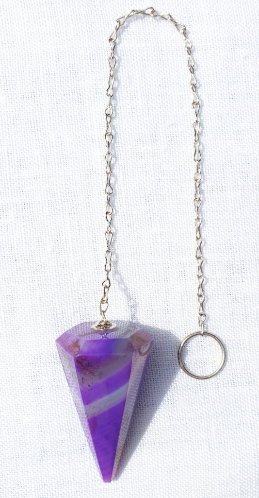 Purple Agate Pendulum - 0