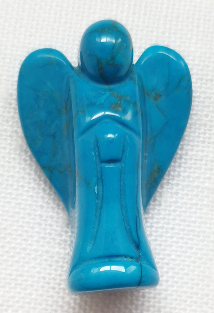 Blue Howlite Angel (Small)