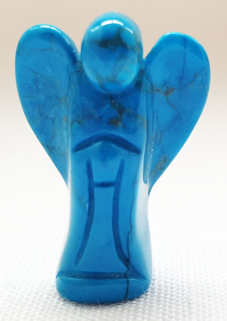 Blue Howlite Angel (Small)