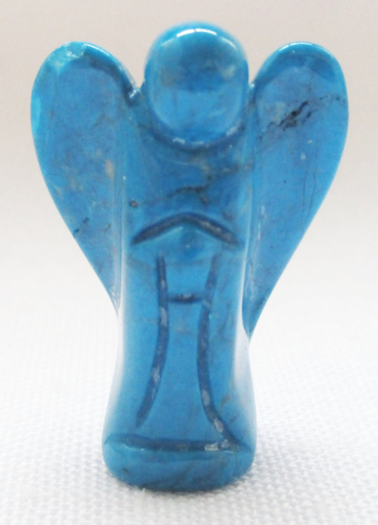 Blue Howlite Angel (Small)