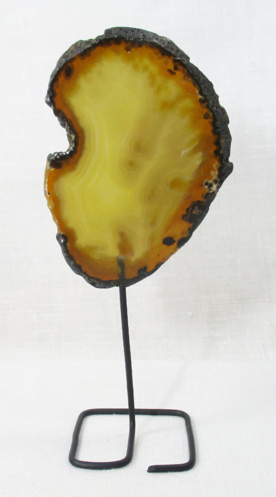 Natural Agate Standing Slice