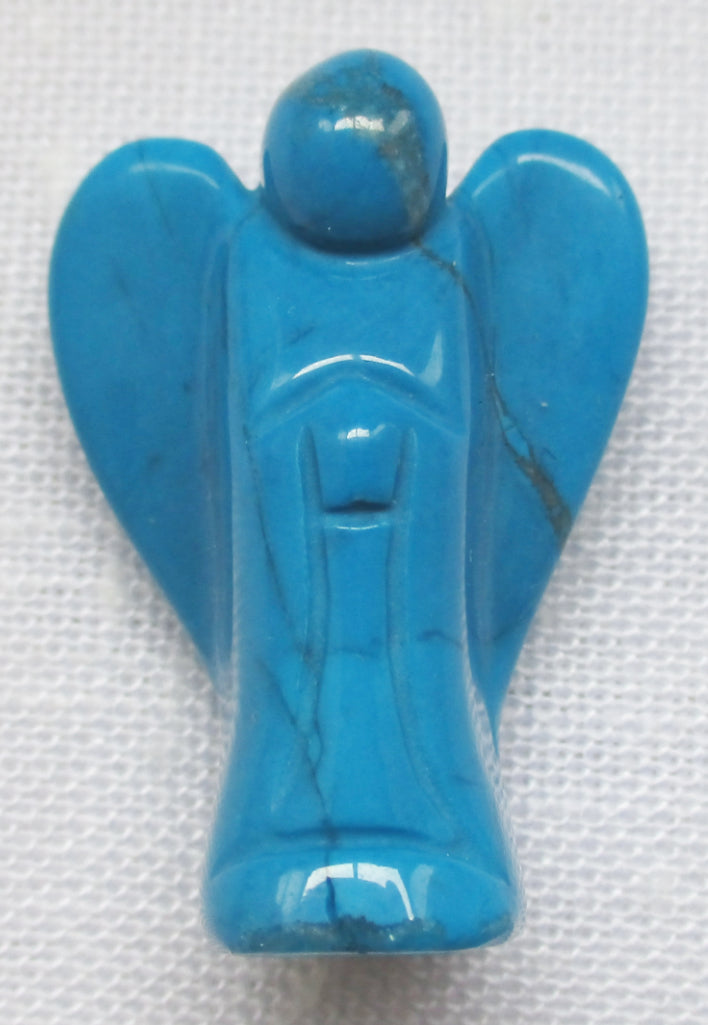 Blue Howlite Angel (Small)