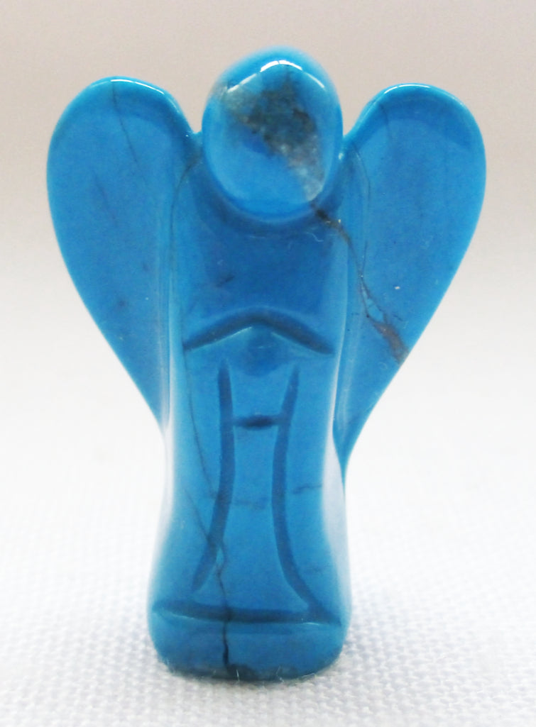 Blue Howlite Angel (Small) - 0