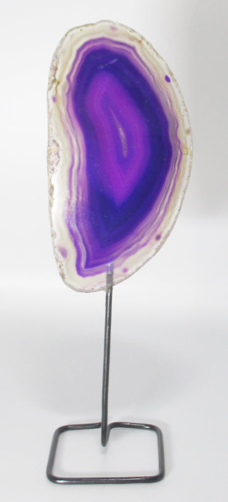 Standing Purple Agate Slice