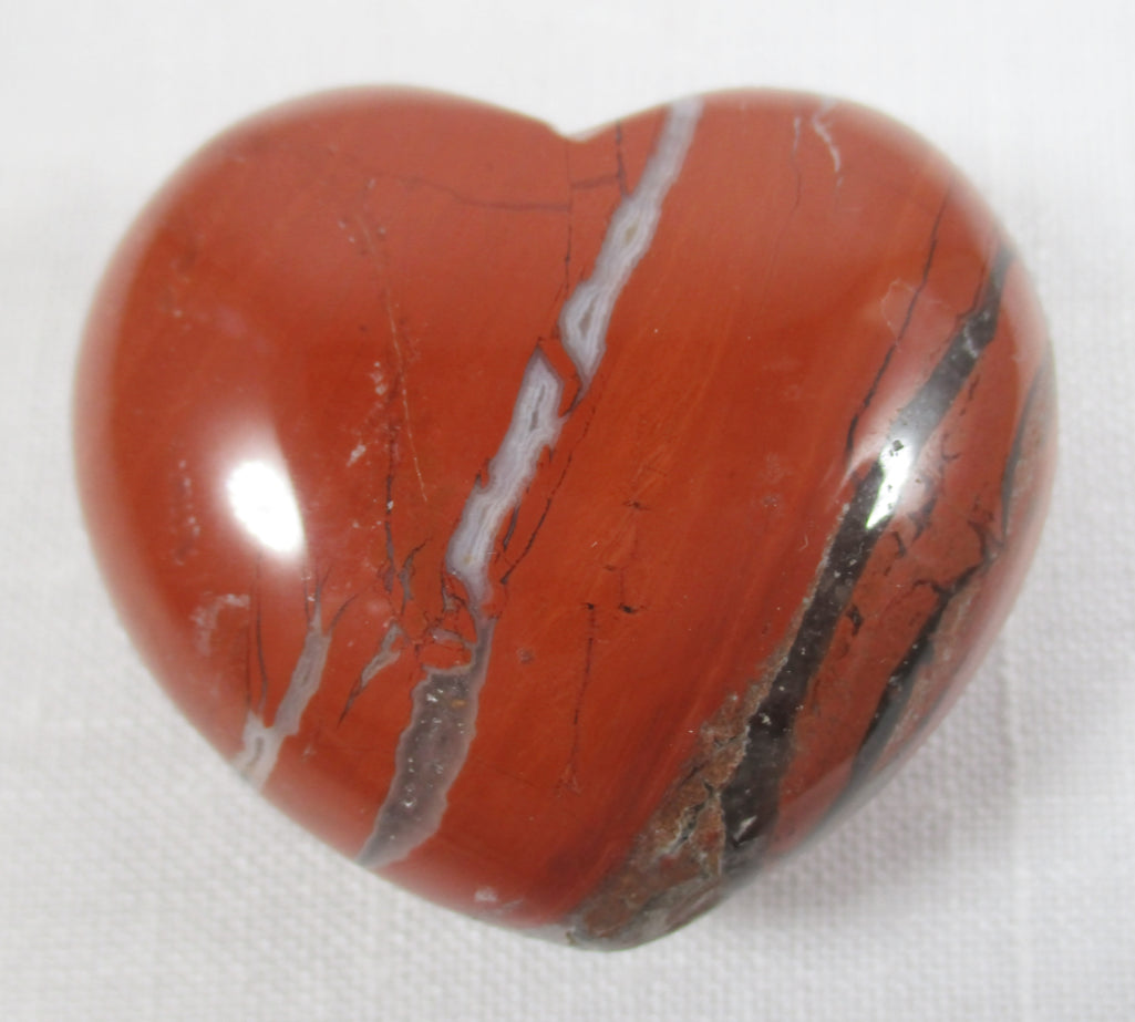 Red Jasper Heart