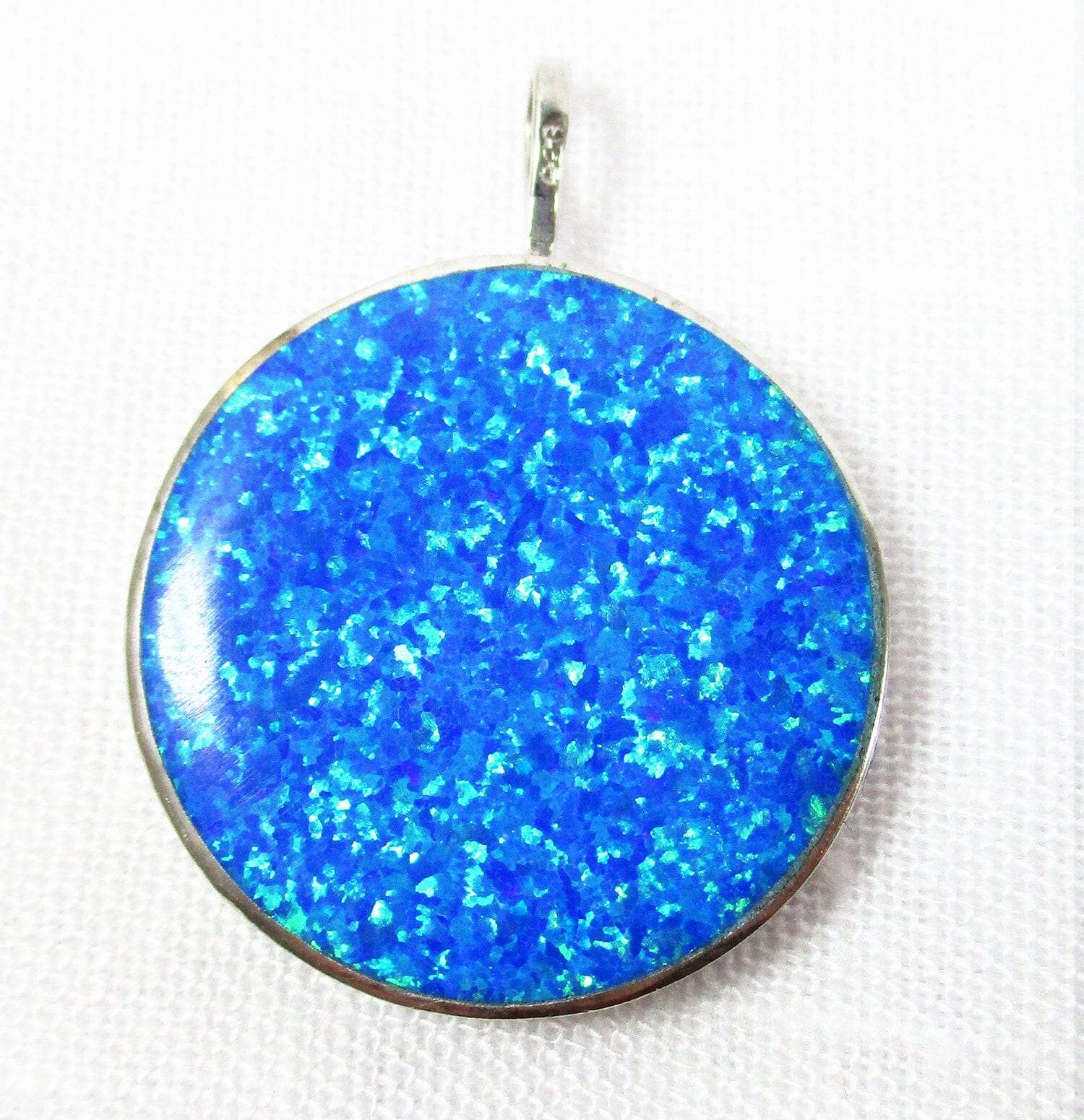 Blue Opal Tree of Life Reversible Pendant - Crystal Jewellery > Crystal Pendants