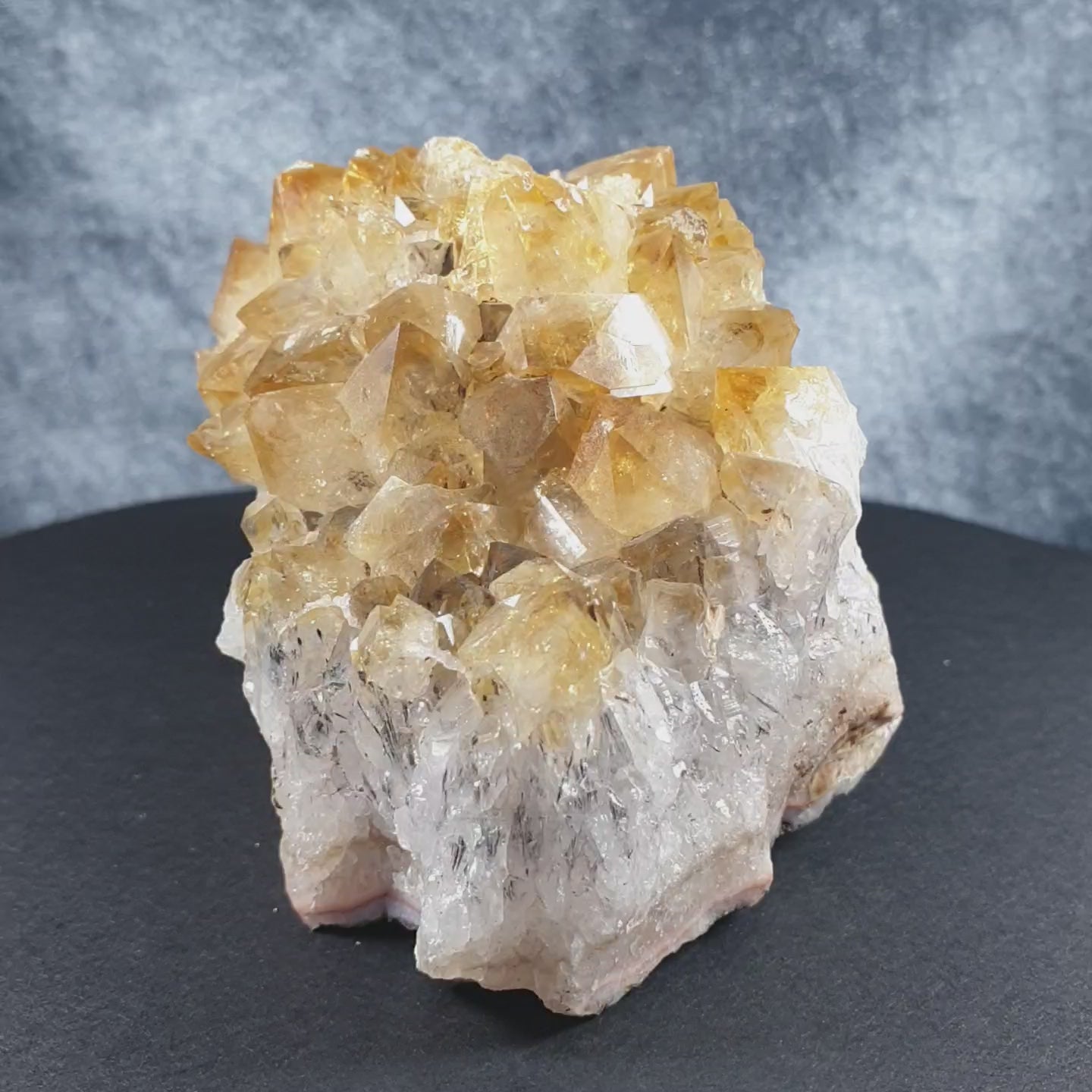 Rough Citrine Crystal Cluster - 0