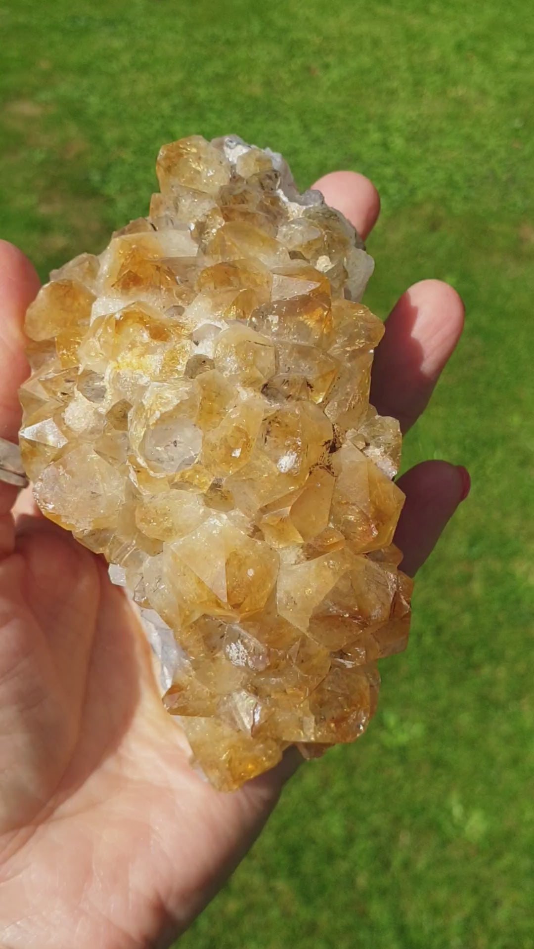 Rough Citrine Crystal Cluster-3