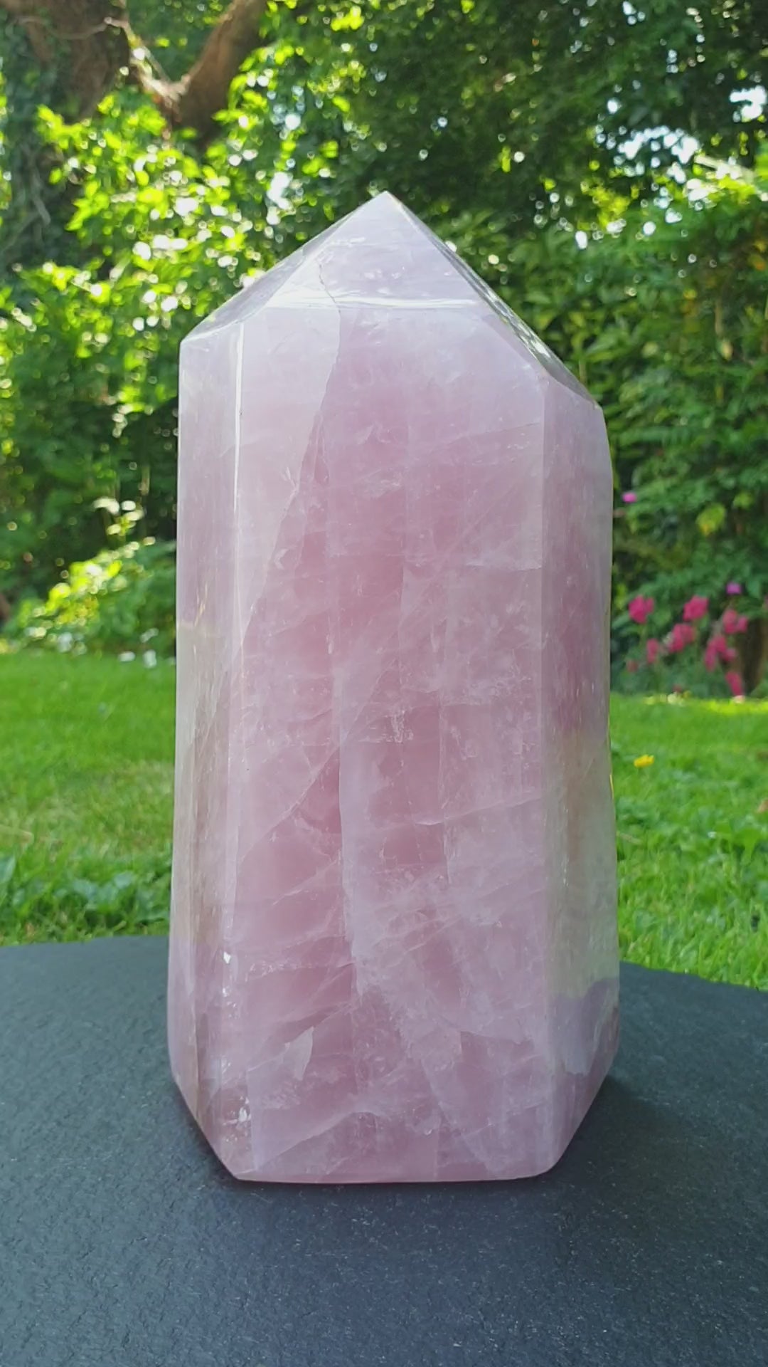 Rose Quartz Healing Crystal Polished Point (XL) - 0