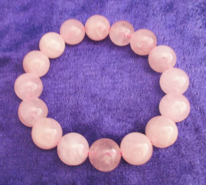 Rose Quartz Chunky Power Bracelet | Crystals Online