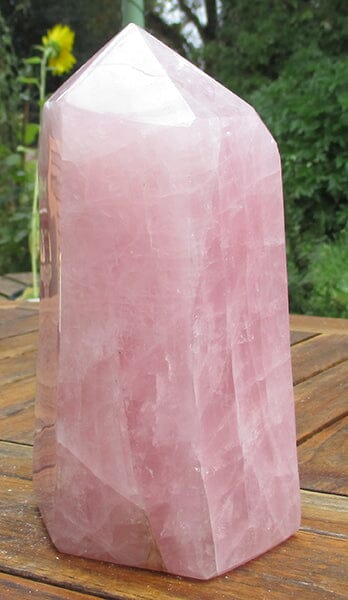 ROSE QUARTZ CRYSTAL POINT